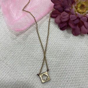 ♠️ Kate Spade Hole Punch Gold Necklace